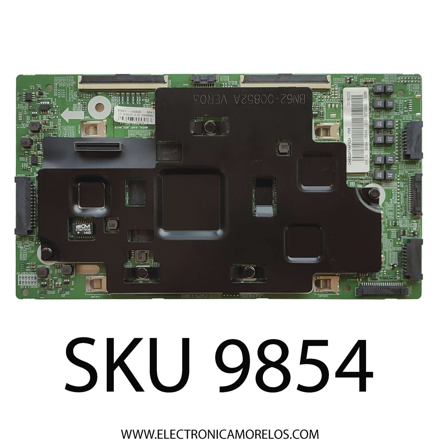 MAIN PARA TV SAMSUNG / NUMERO DE PARTE BN94-12894A / BN41-02634A / BN97-14060E / BN9412894A / DISPLAY LSF650FF01-M01 / BN96-42070A / MODELO QN65Q9FNAFXZA FA02	